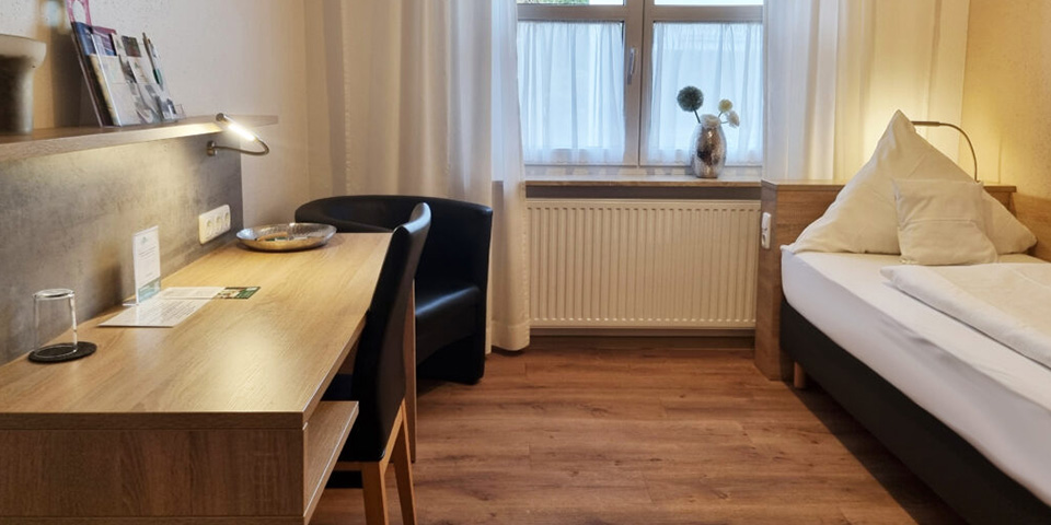 Hotel mit Einzelzimmer