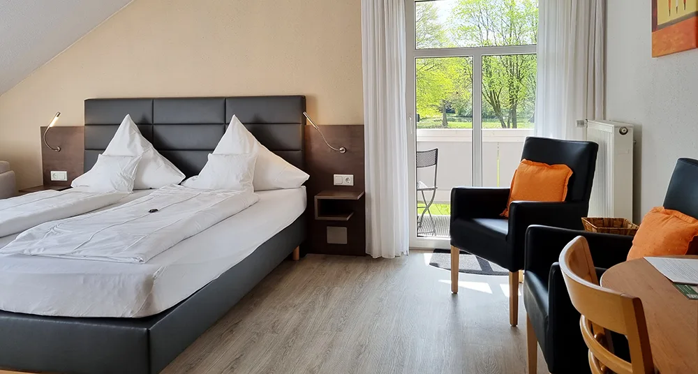 Doppelzimmer im Hotel Dat greune Eck in Soltau